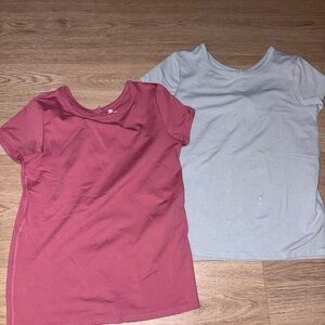 All In Motion Target Set of 2 shirts size 7/8 girls